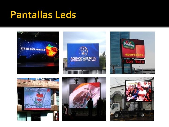 Pantallas Leds 