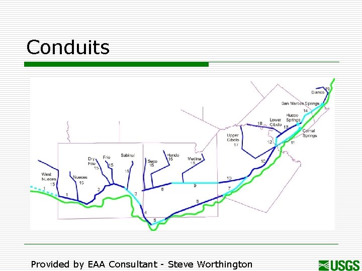 Conduits Provided by EAA Consultant - Steve Worthington 