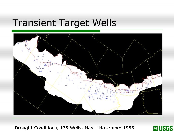 Transient Target Wells Drought Conditions, 175 Wells, May – November 1956 