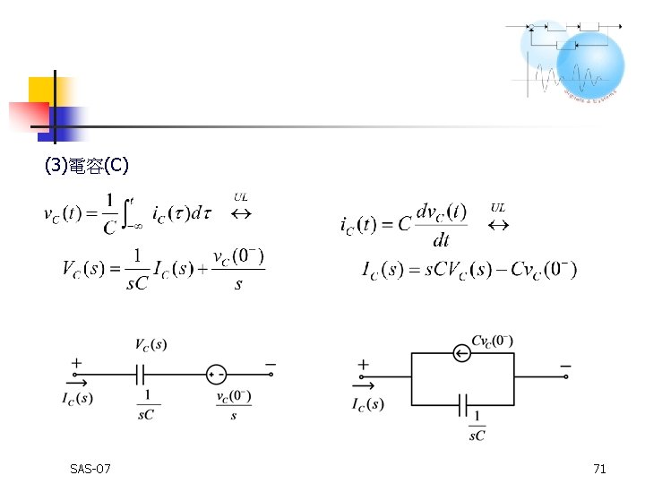 (3)電容(C) SAS-07 71 