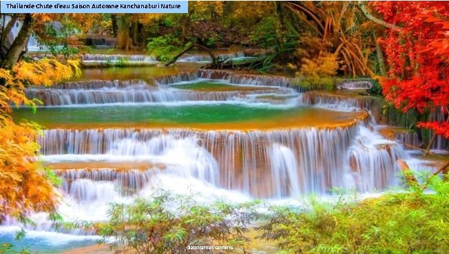 Thaïlande Chute d'eau Saison Automne Kanchanaburi Nature diaporamas carminé 