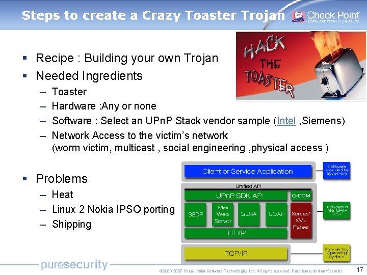 Steps to create a Crazy Toaster Trojan § Recipe : Building your own Trojan Steps to create a Crazy Toaster Trojan § Recipe : Building your own Trojan