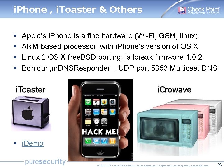 i. Phone , i. Toaster & Others § § Apple’s i. Phone is a i. Phone , i. Toaster & Others § § Apple’s i. Phone is a
