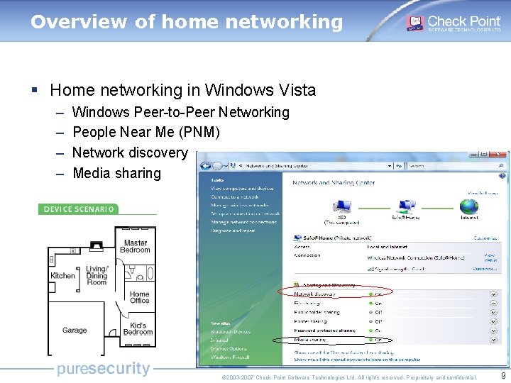 Overview of home networking § Home networking in Windows Vista – – Windows Peer-to-Peer Overview of home networking § Home networking in Windows Vista – – Windows Peer-to-Peer