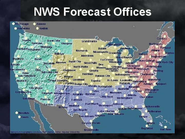 NWS Forecast Offices 