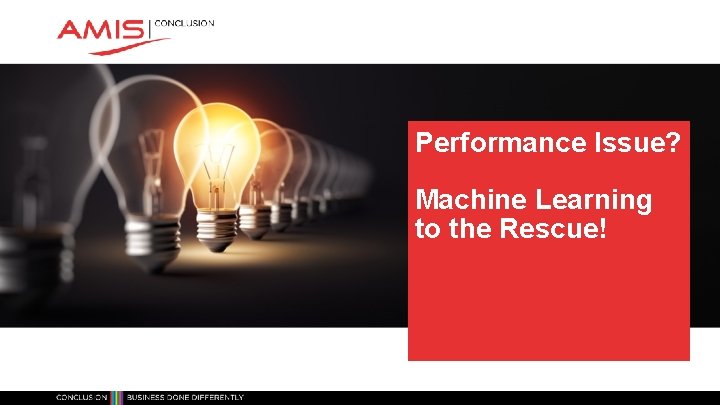 Performance Issue? Machine Learning to the Rescue! 