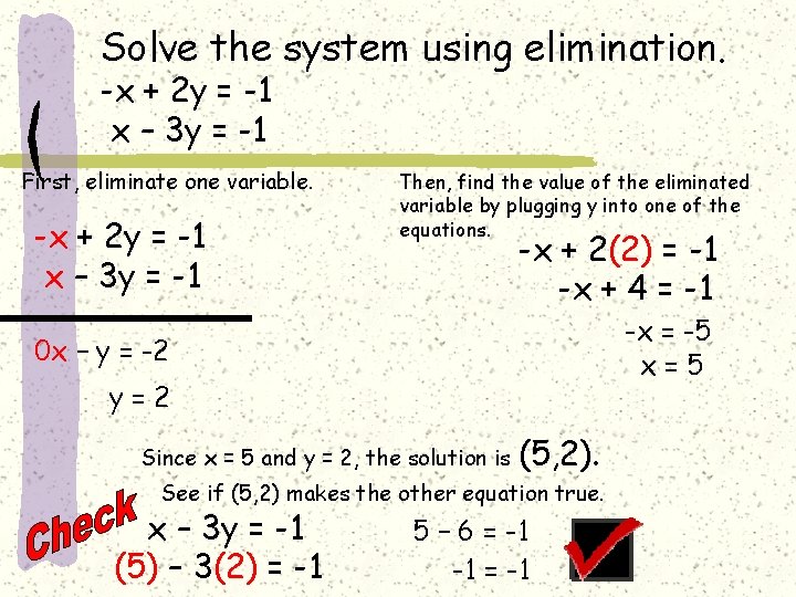 When Both Linear Equations Of A System Are