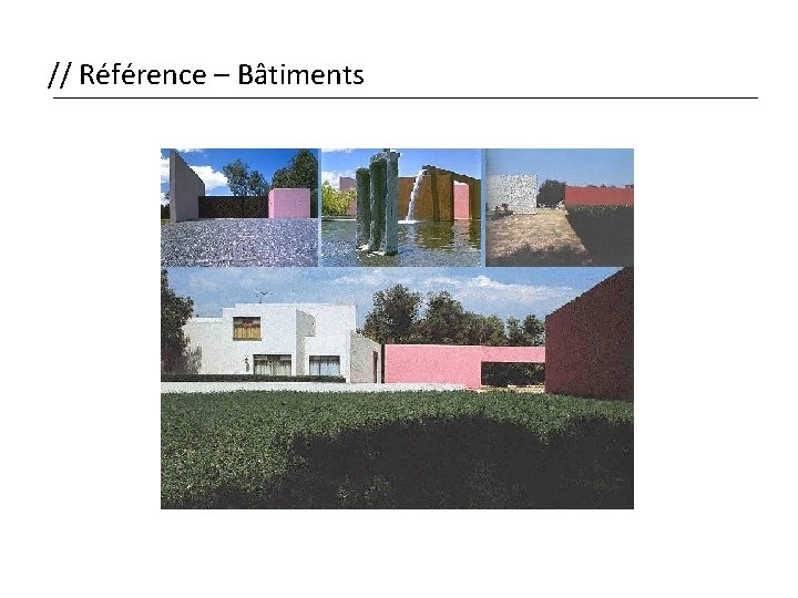 // Référence – Bâtiments 