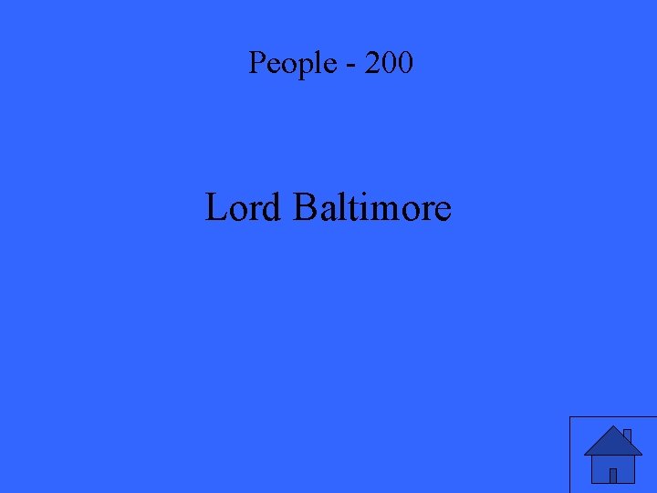 People - 200 Lord Baltimore 