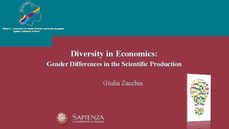Minerva - Laboratory on Gender Diversity and Gender Inequality Sapienza University of Rome Diversity