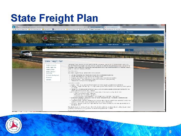 State Freight Plan 9 State Freight Plan 9