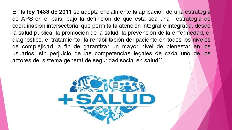 EL MODELO DE ATENCIN PRIMARIA EN SALUD MODELO