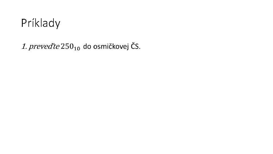 Príklady • 