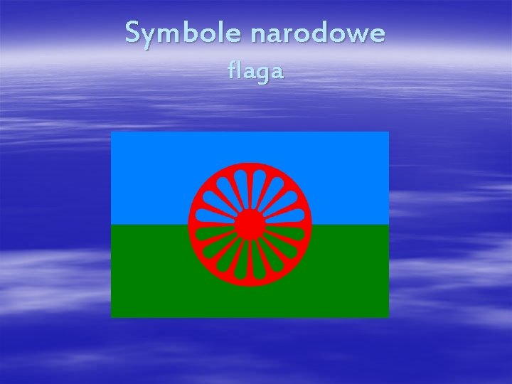 Symbole narodowe flaga 