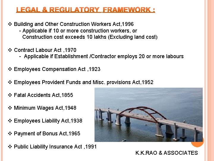 v Building and Other Construction Workers Act, 1996 - Applicable if 10 or more v Building and Other Construction Workers Act, 1996 - Applicable if 10 or more