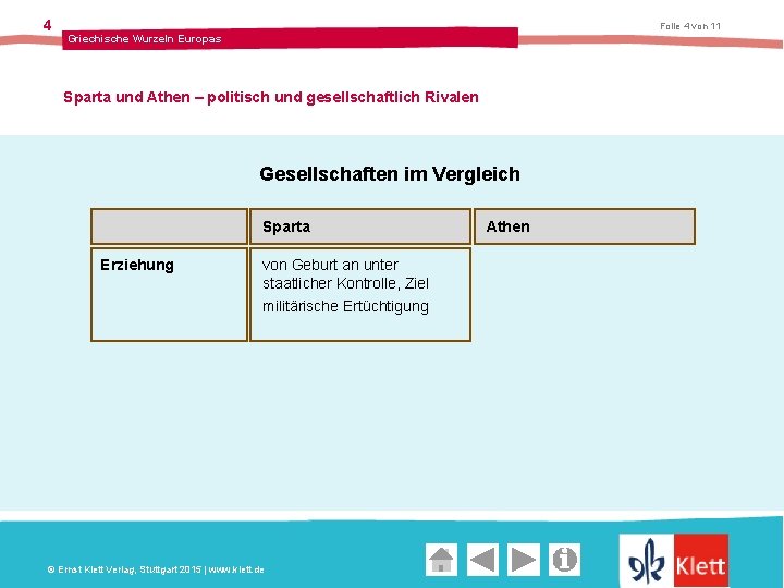 4 Folie 4 von 11 Griechische Wurzeln Europas Sparta und Athen – politisch und