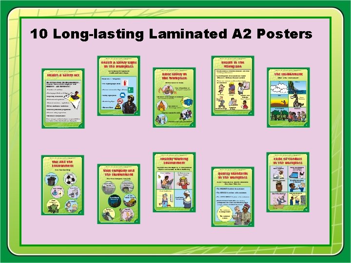 10 Long-lasting Laminated A 2 Posters 