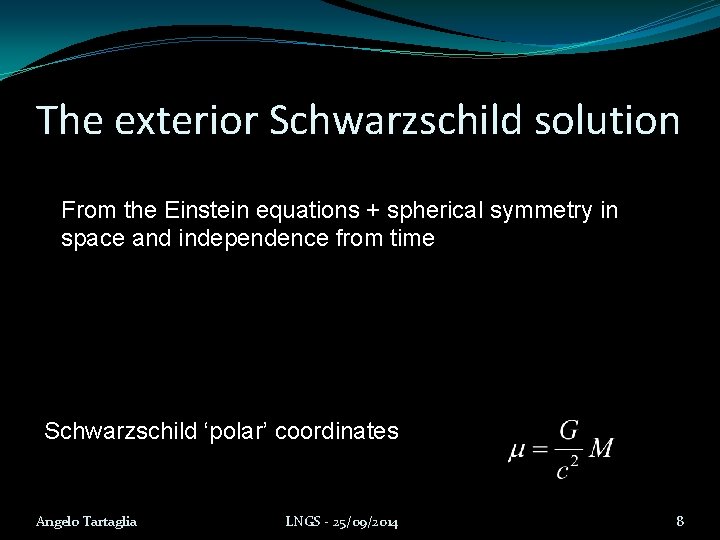 The exterior Schwarzschild solution From the Einstein equations + spherical symmetry in space and