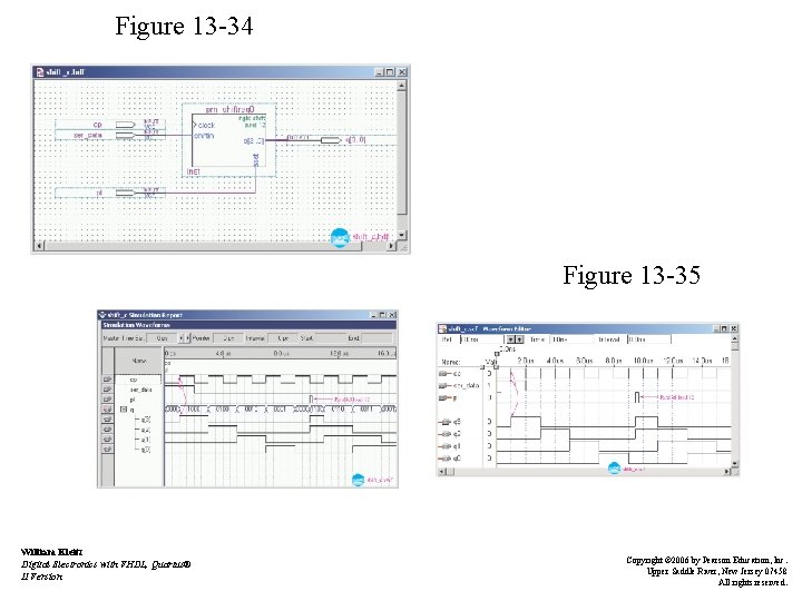 Figure 13 -34 Figure 13 -35 William Kleitz Digital Electronics with VHDL, Quartus® II