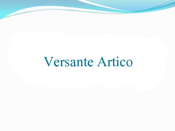 Versante Artico 