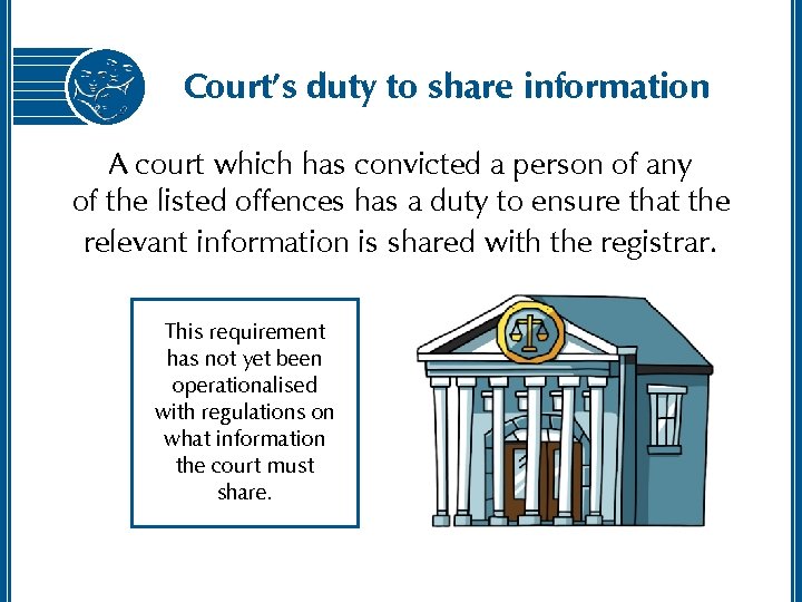 Court’s duty to share information A court which has convicted a person of any