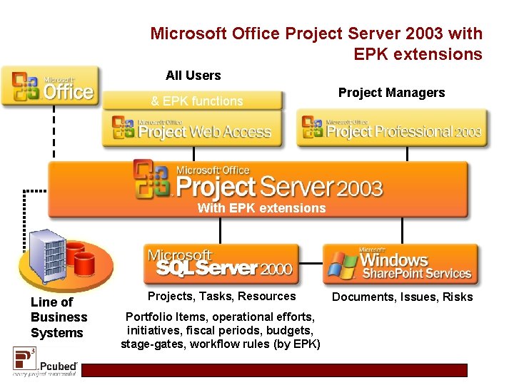 Microsoft Office Project Server 2003 with EPK extensions All Users & EPK functions Project