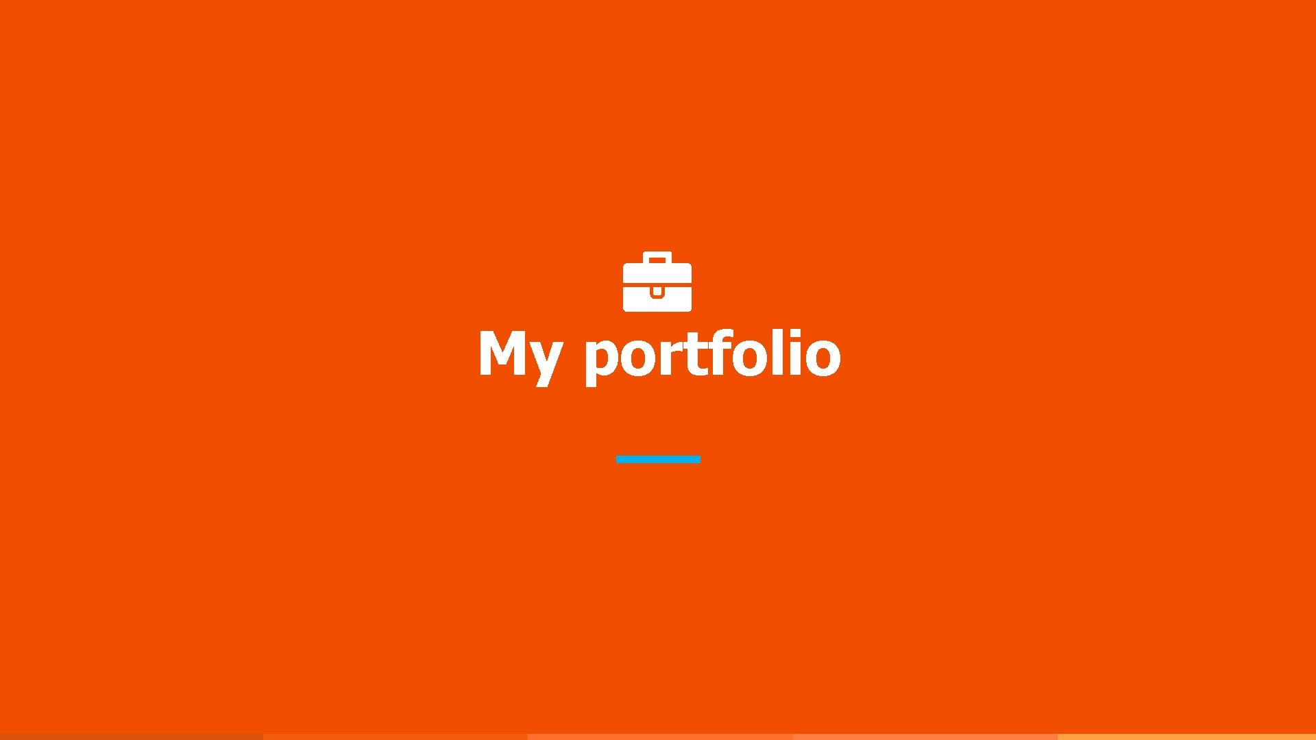 My portfolio 