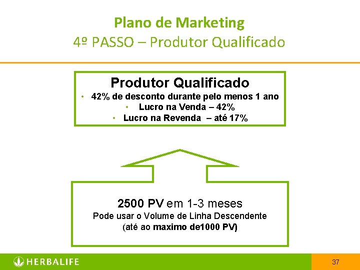 Plano de Marketing 4º PASSO – Produtor Qualificado • 42% de desconto durante pelo