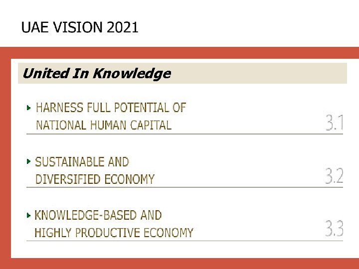 United In Knowledge United In Knowledge