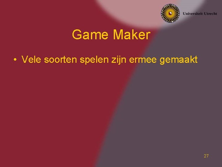 Game Maker • Vele soorten spelen zijn ermee gemaakt 27 