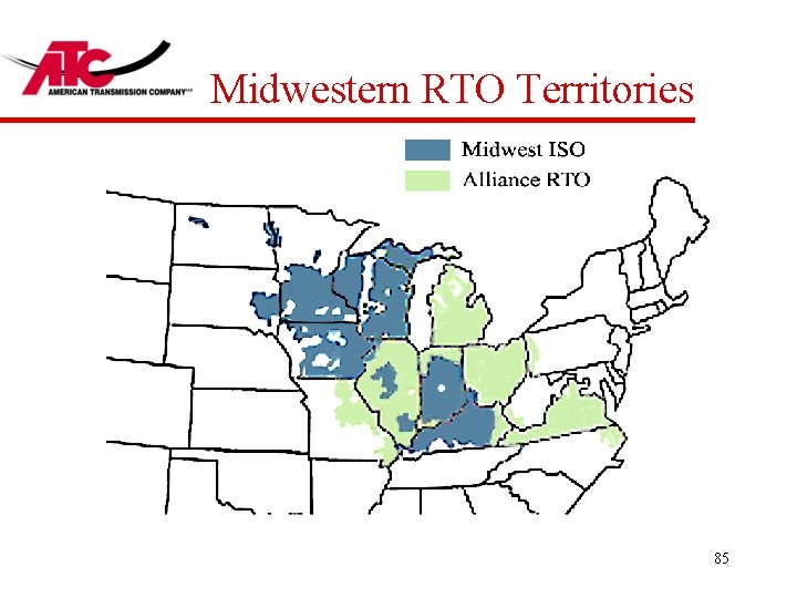Midwestern RTO Territories 85 