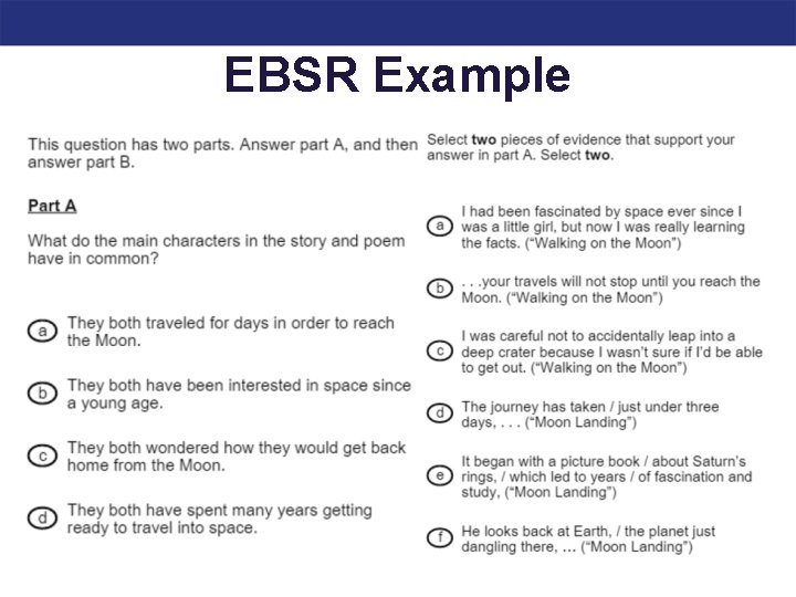 EBSR Example 