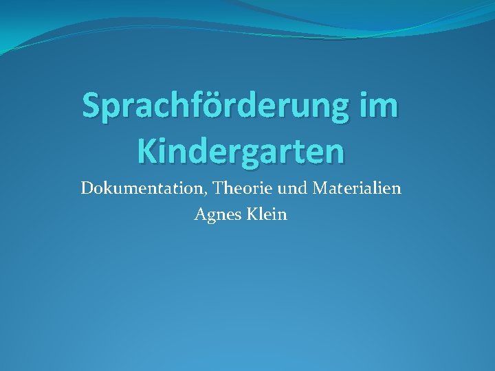  Sprachfrderung im Kindergarten Dokumentation Theorie und Materialien Agnes Illustration 