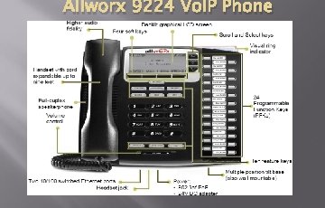 Allworx 9224 Vo. IP Phone Allworx 9224 Vo. IP Phone