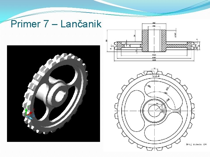 Primer 7 – Lančanik 