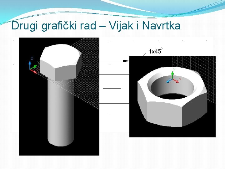 Drugi grafički rad – Vijak i Navrtka 