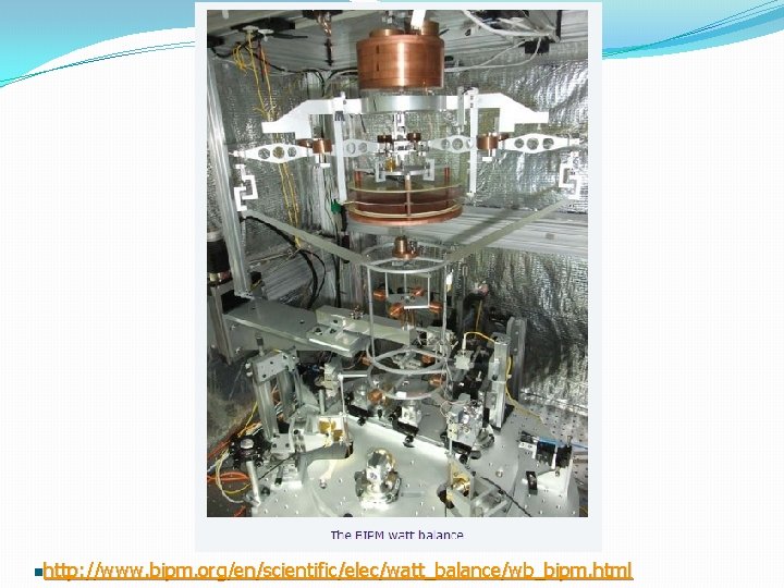 nhttp: //www. bipm. org/en/scientific/elec/watt_balance/wb_bipm. html nhttp: //www. bipm. org/en/scientific/elec/watt_balance/wb_bipm. html