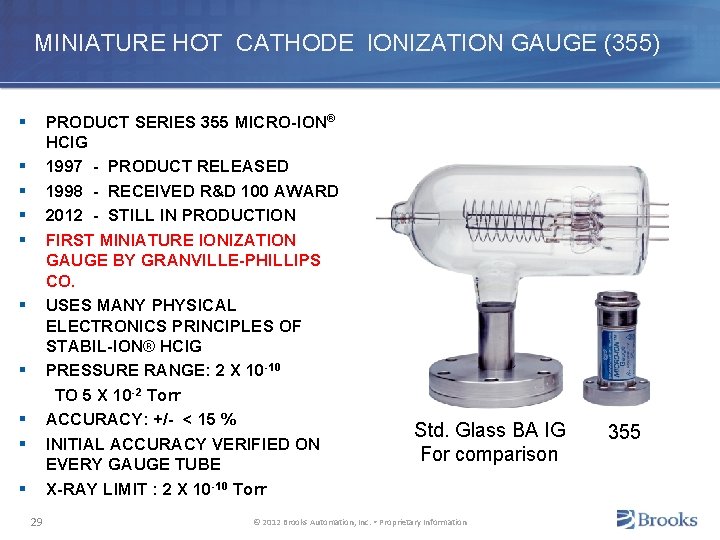 Granville-Philipps 274003 Hot Cathode Pressure Measurement Ionization Gauge 