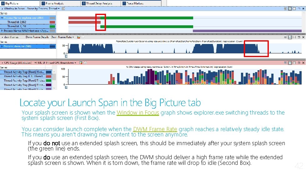 Locate your Launch Span in the Big Picture tab Your splash screen is shown