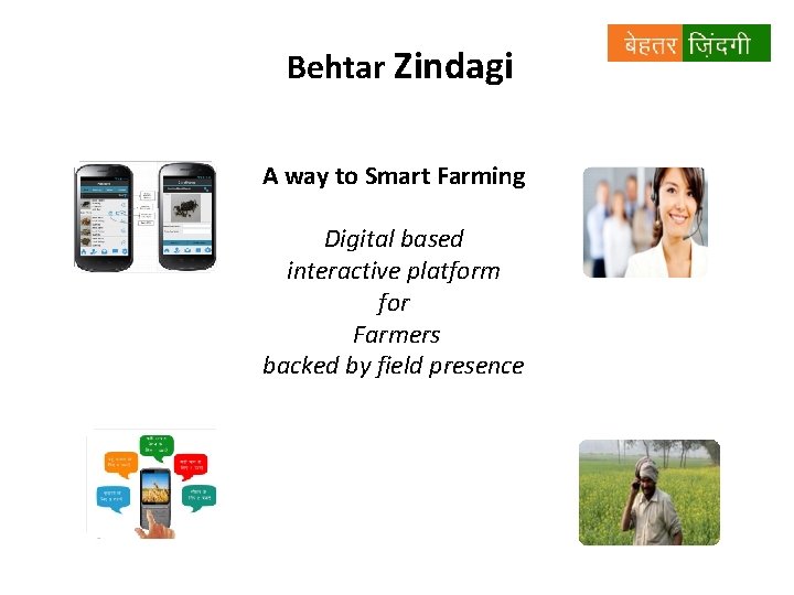 Behtar Zindagi A way to Smart Farming Digital based interactive platform for Farmers backed