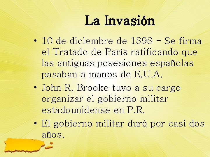 La Invasión • 10 de diciembre de 1898 - Se firma el Tratado de
