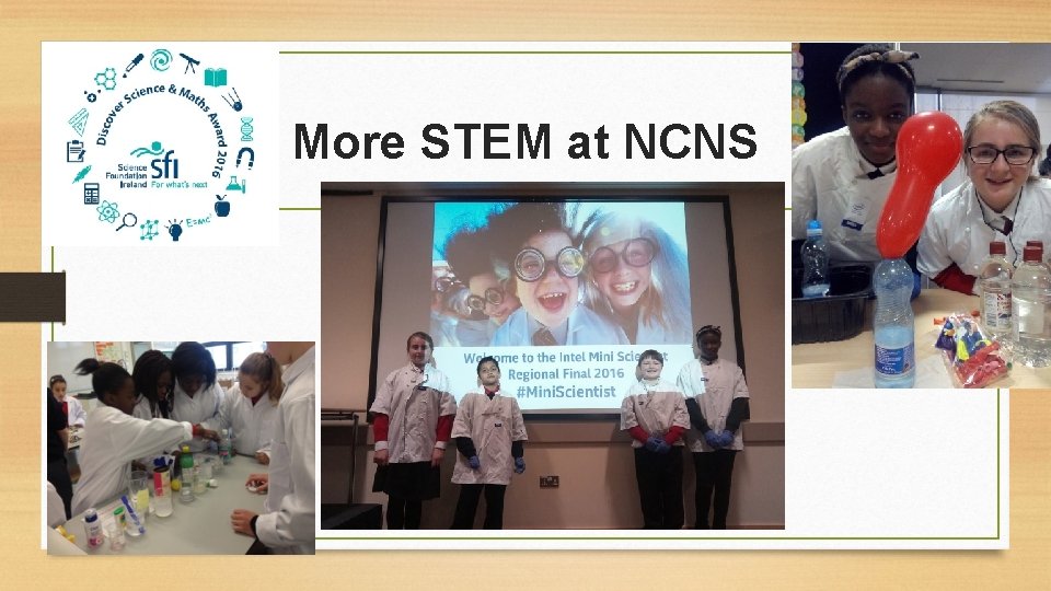 More STEM at NCNS 
