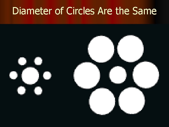 Diameter of Circles Are the Same 