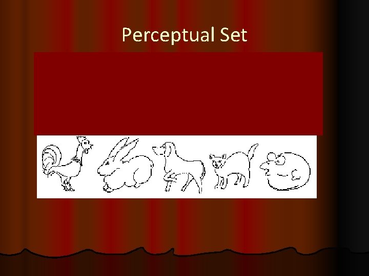 Perceptual Set 