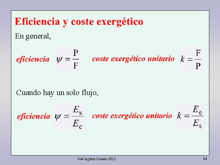 En general, Cuando hay un solo flujo, José Agüera Soriano 2012 94 