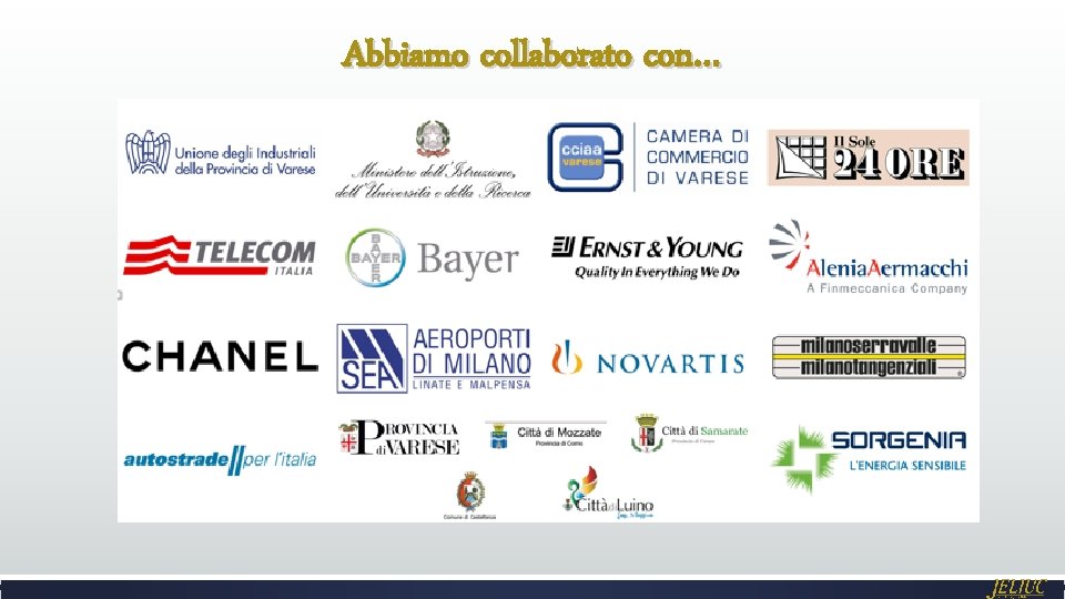 Abbiamo collaborato con… 