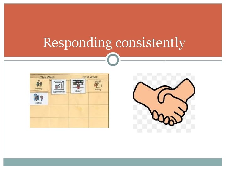 Responding consistently 