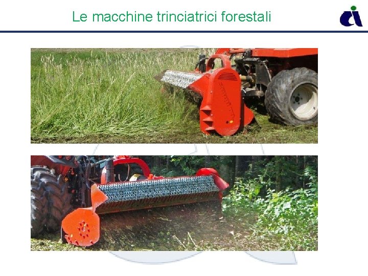 Le macchine trinciatrici forestali 