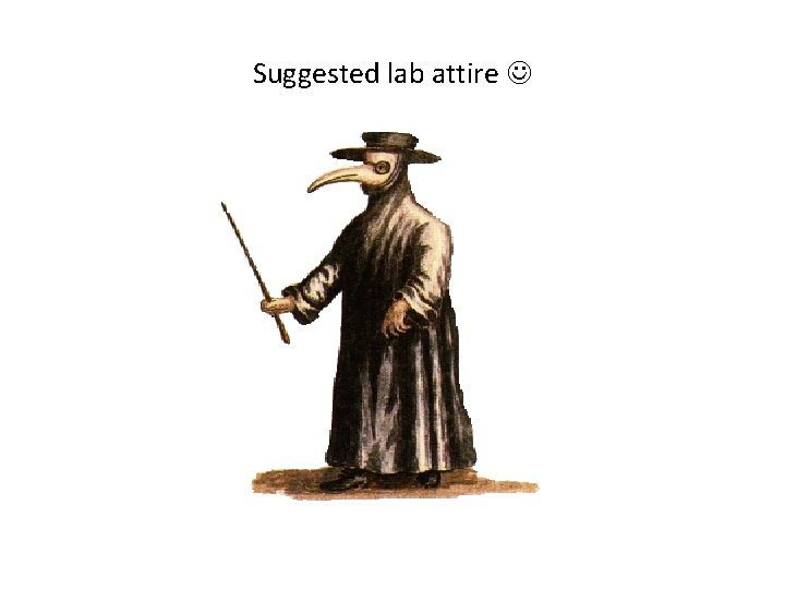 Suggested lab attire 
