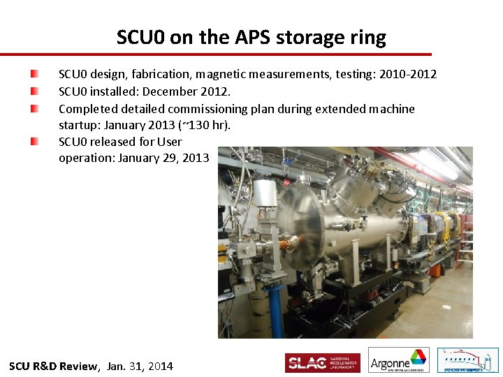 SCU 0 on the APS storage ring SCU 0 design, fabrication, magnetic measurements, testing: